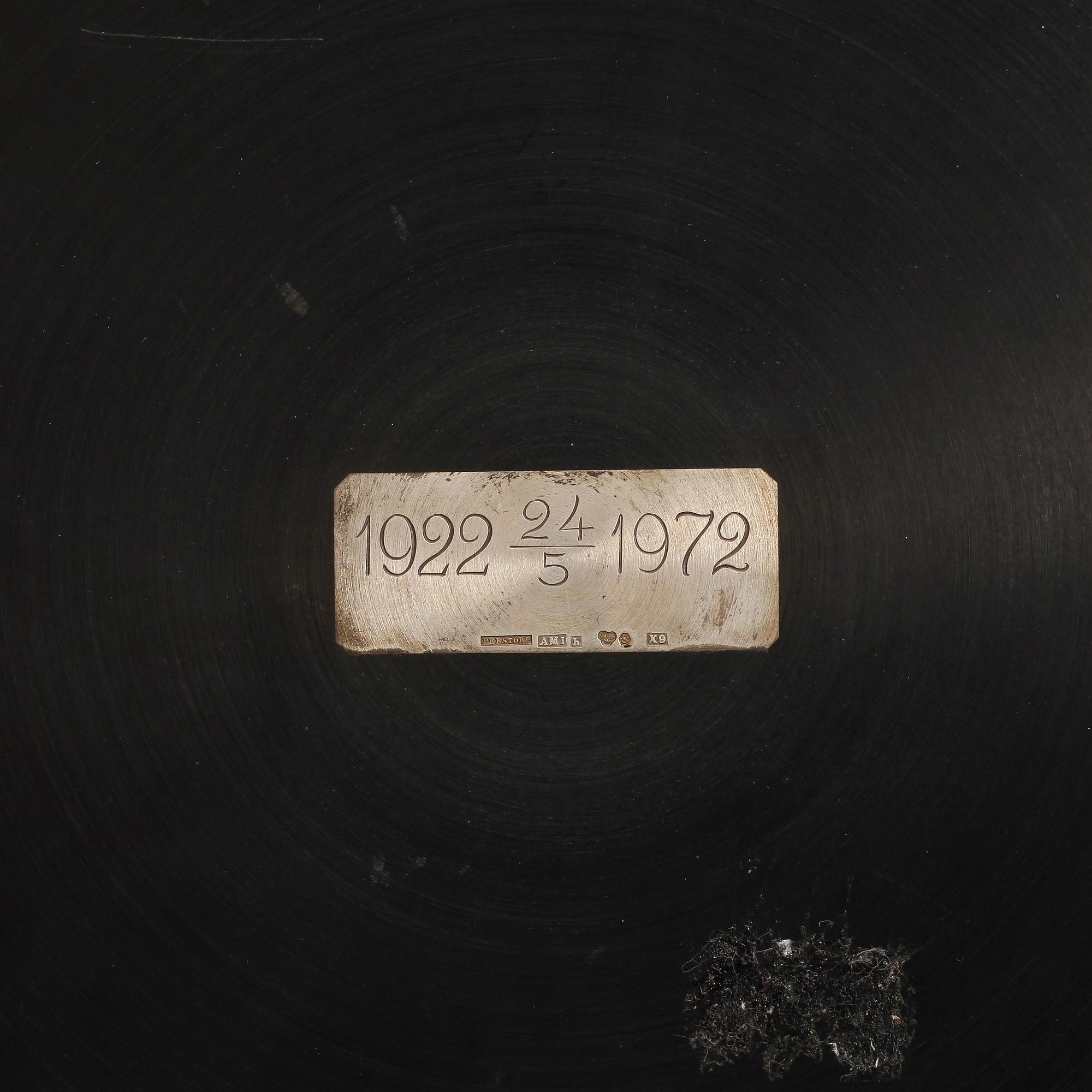 PARTI silver och isolit, 9 delar, bla Silversmedjan Perstorp, 1972.