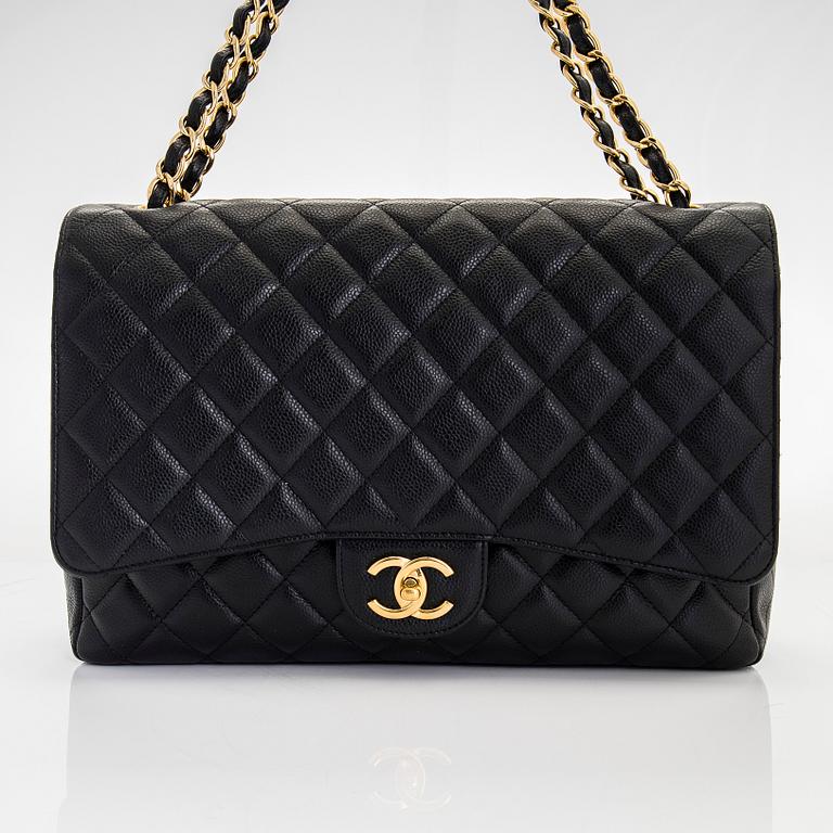 Chanel, a 'Double Flap Bag Maxi' bag, 2013-2014.