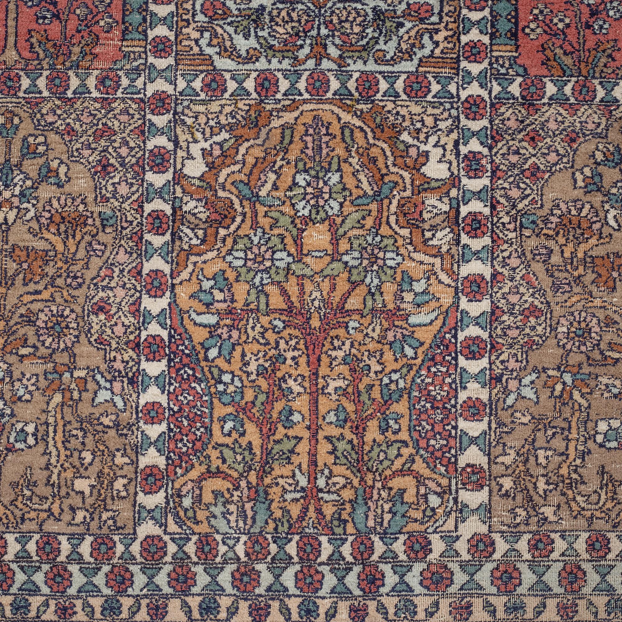 A CARPET, silk Kashmir, ca 315 x 240 cm.