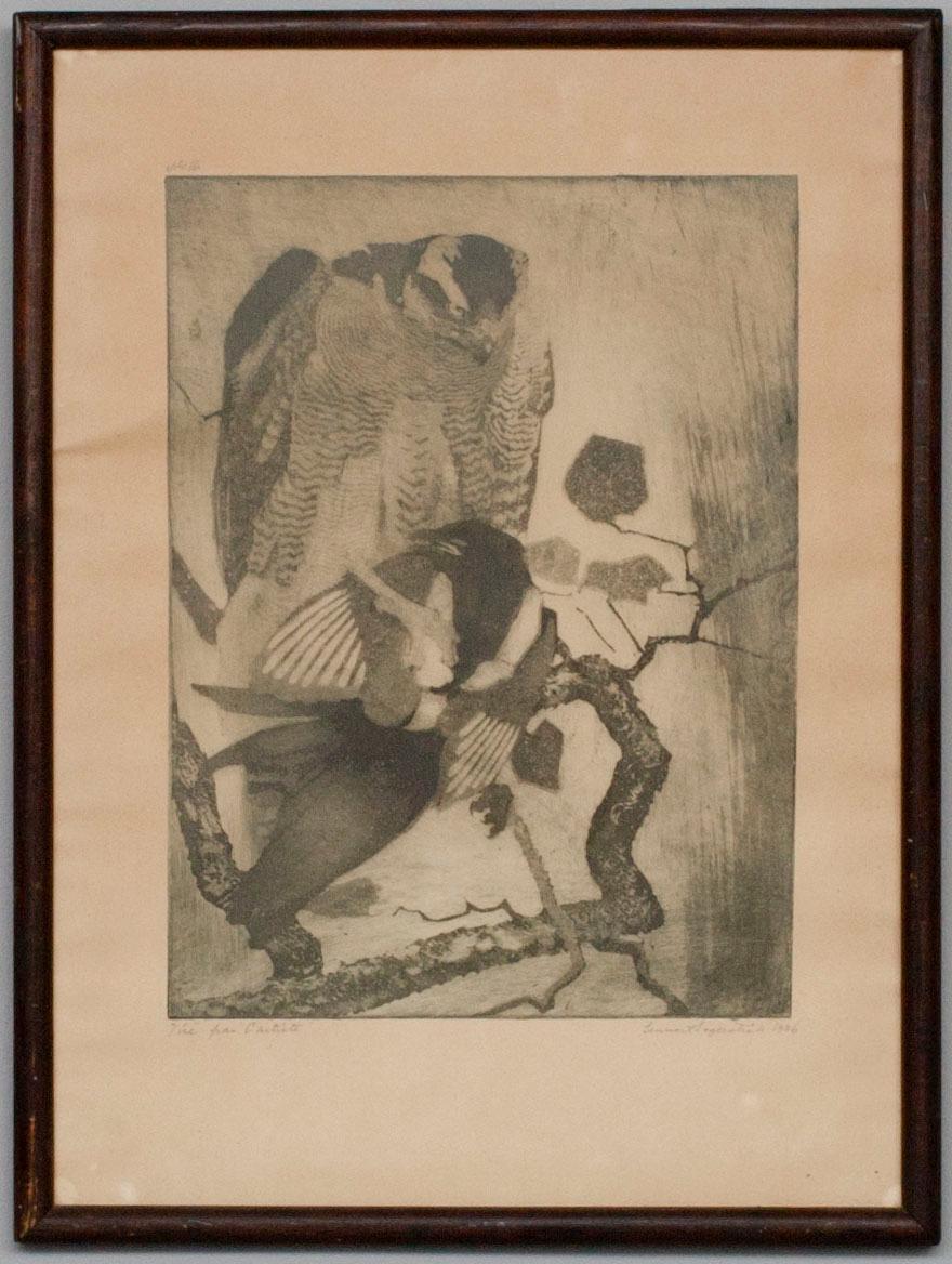LENNART SEGERSTRÅLE, etsning, signerad och daterad 1926, nr 16.