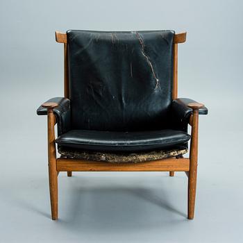 FINN JUHL, FÅTÖLJ, "Bwana", France & Son Danmark, 1960-tal.