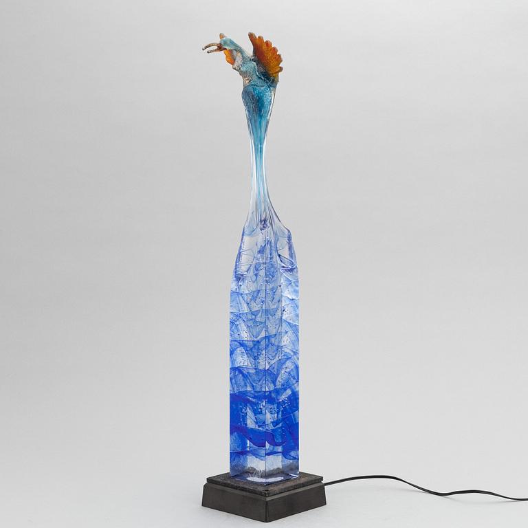 Kjell Engman, a unique glass sculpture, Kosta Boda, Sweden.