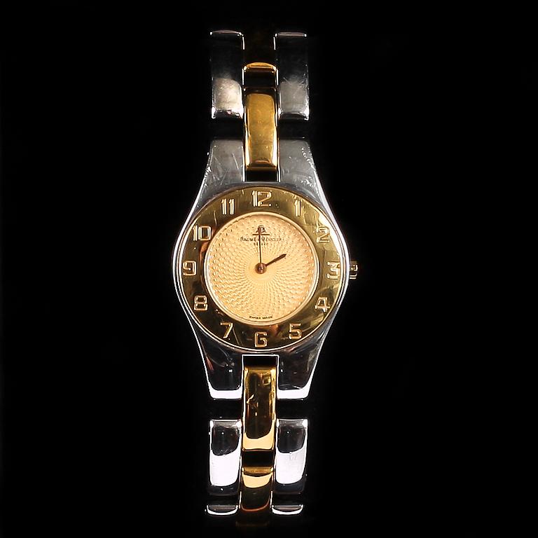 DAMARMBANDSUR. Baume & Mercier, Geneve. Certificat medföljer.