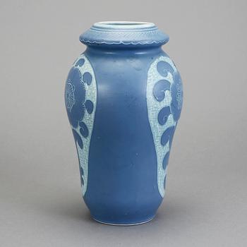 VAS, stengods "Sgrafitto", Josef Ekberg Gustavsberg 1920.