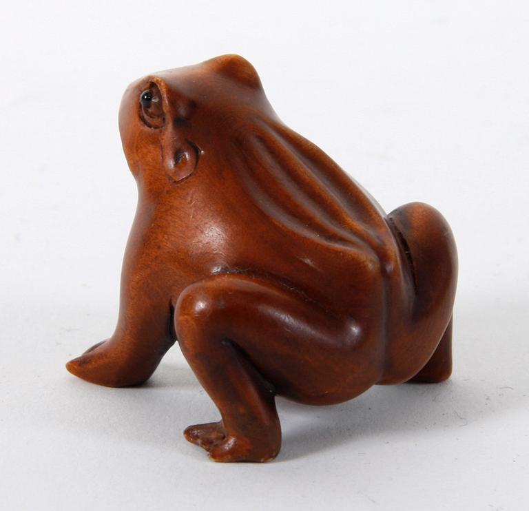 NETSUKE, trä, orientalisk.