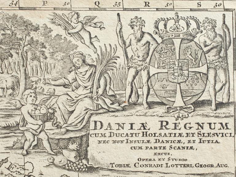 KARTA, Tobias Conrad Lotter, ca 1770.