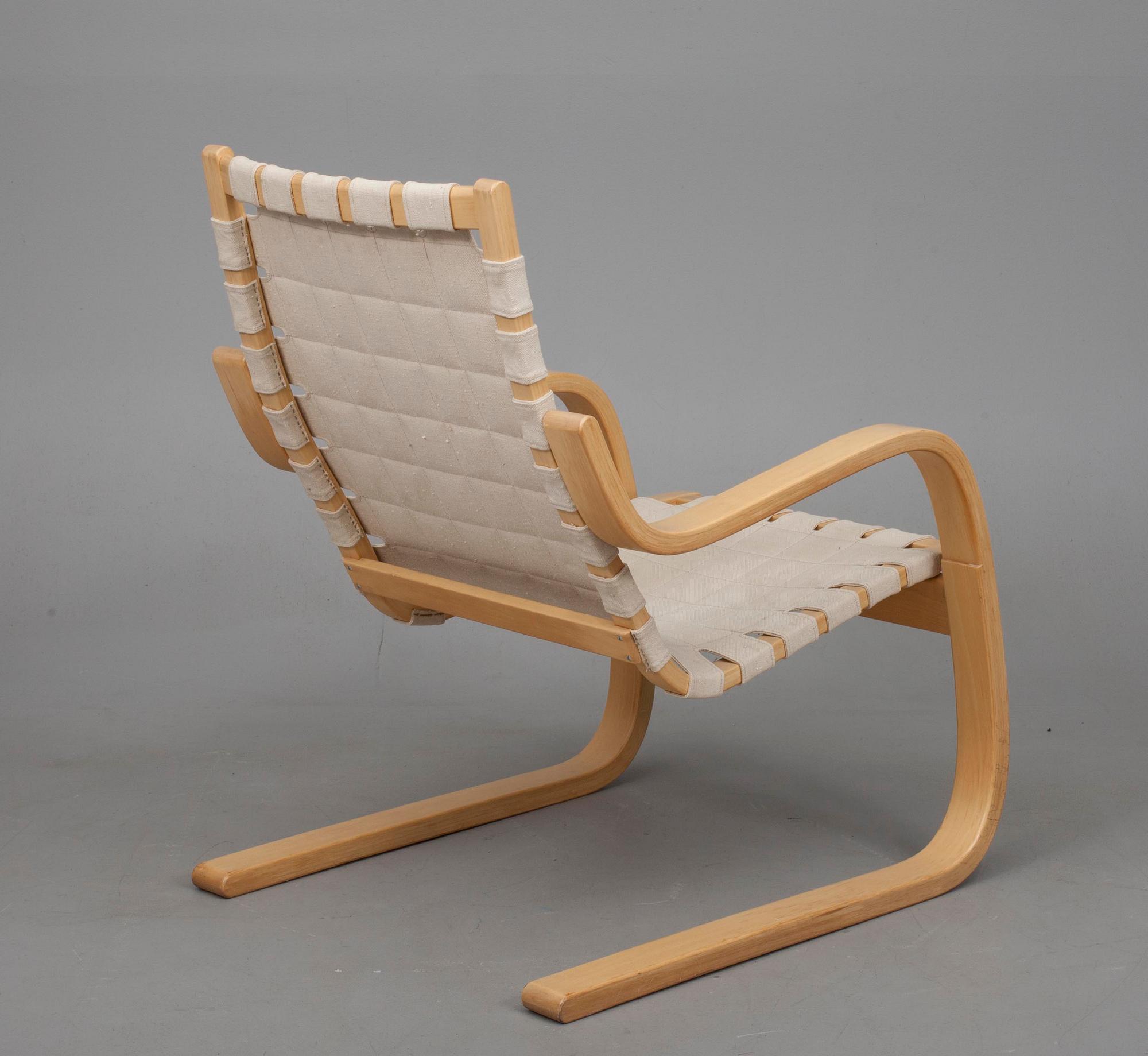 FÅTÖLJ, modell 406, Alvar Aalto, Artek.