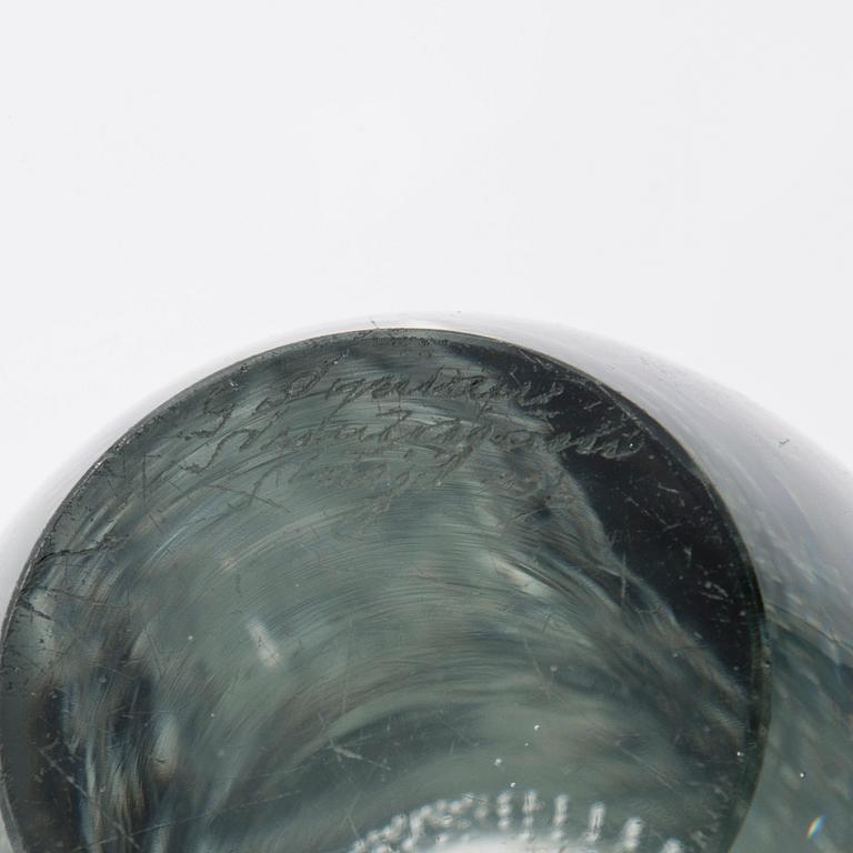 VAS, glas, signerad Gunnel Nyman Nuutajärvi Notsjö -56.