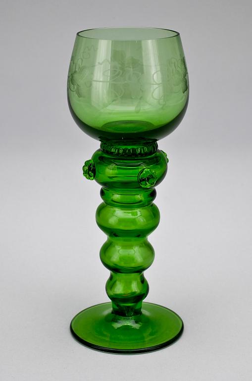 REMMARE, 11 st, glas, etikettmärkta Theresienthal, Germany, 1900-tal.