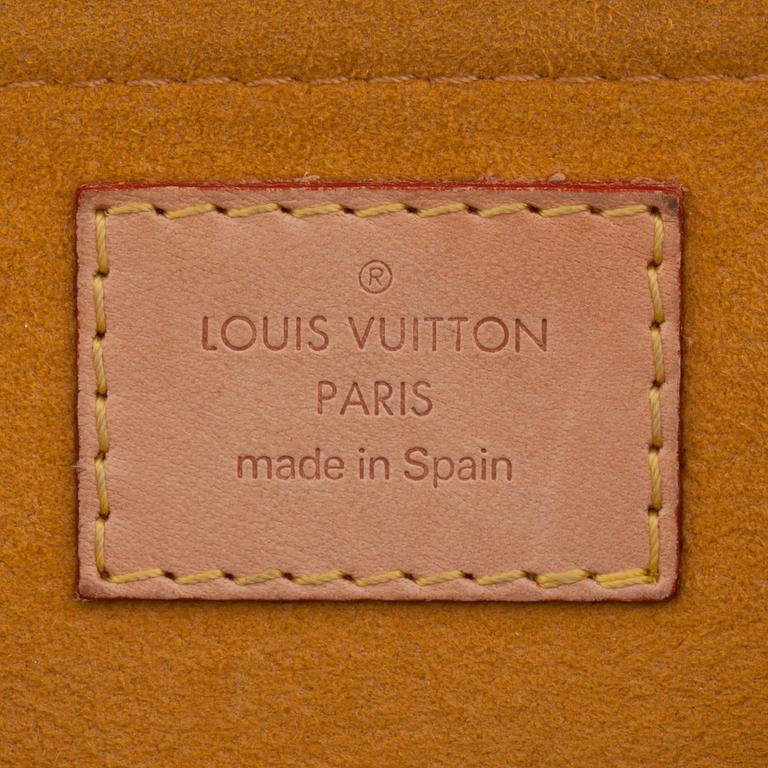 LOUIS VUITTON, a blue denim monogram "Mini Pleaty" shoulder bag, limited edition Cruise Collection 2007.