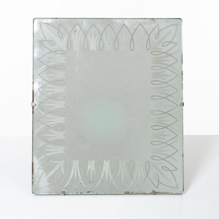A Swedish Modern mirror, 1940s.