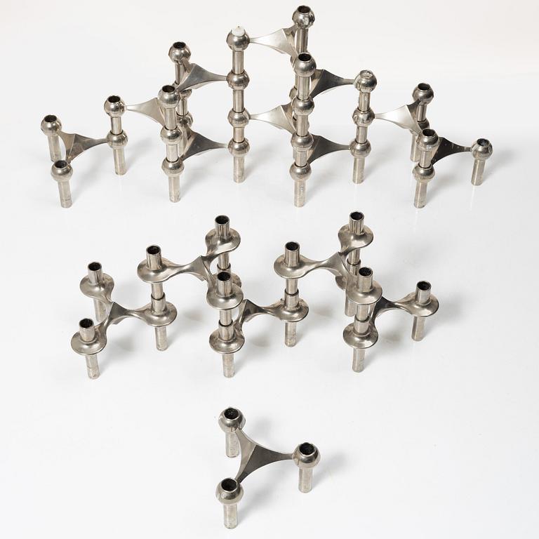 Ceasar Stoffic & Friz Nagel, candle holders 16 pcs Germany late 20th century.