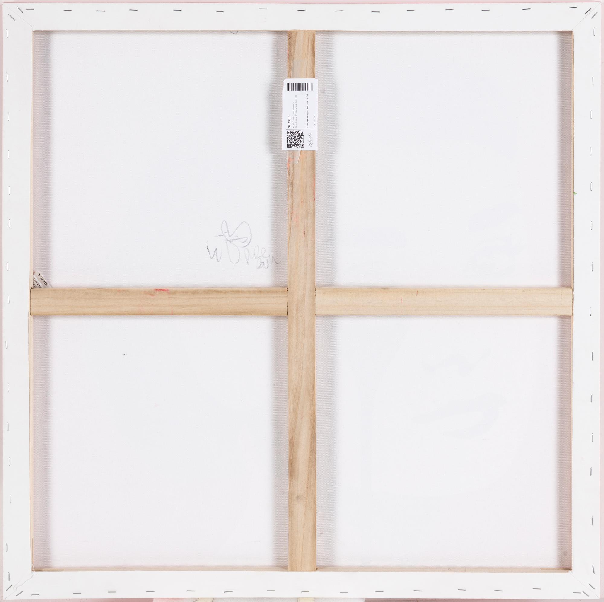 PURE EVIL, "Mel Ferrer´s Nightmare 2", spray på duk, signed.