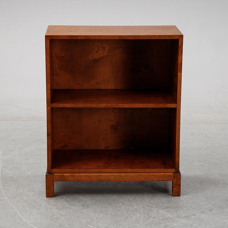 A birch veneered bookshelf, 1930's.