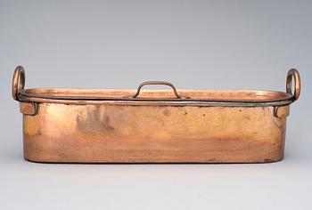 FISKGRYTA, koppar, Ryssland 1800-tal.