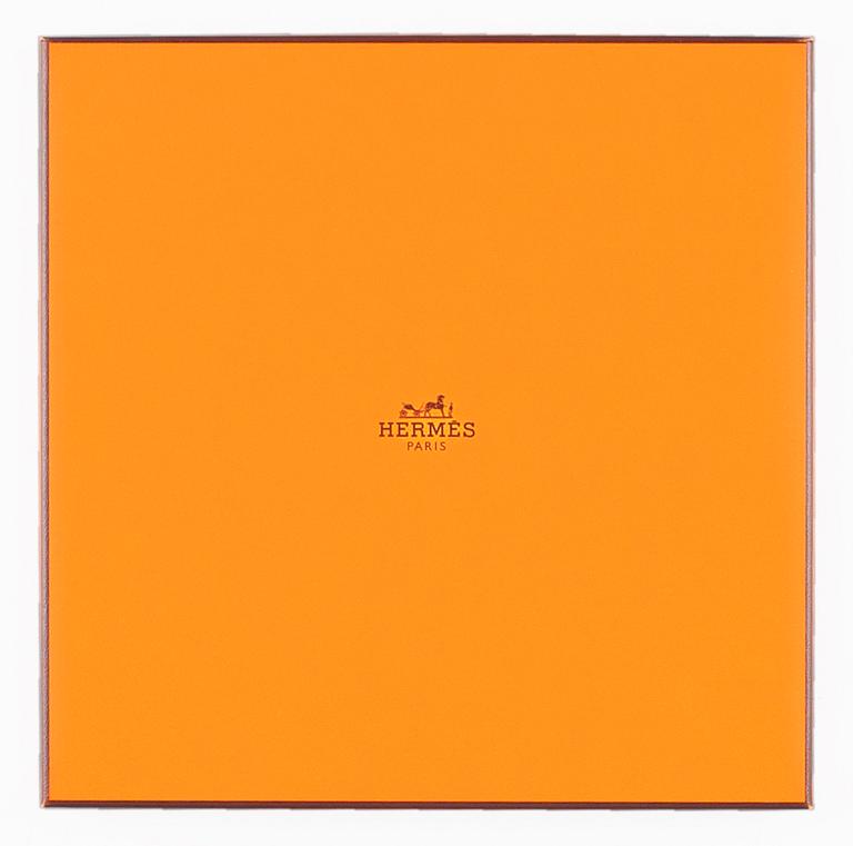 A 1968s silk scarf "Les Poulains" by Hermès.