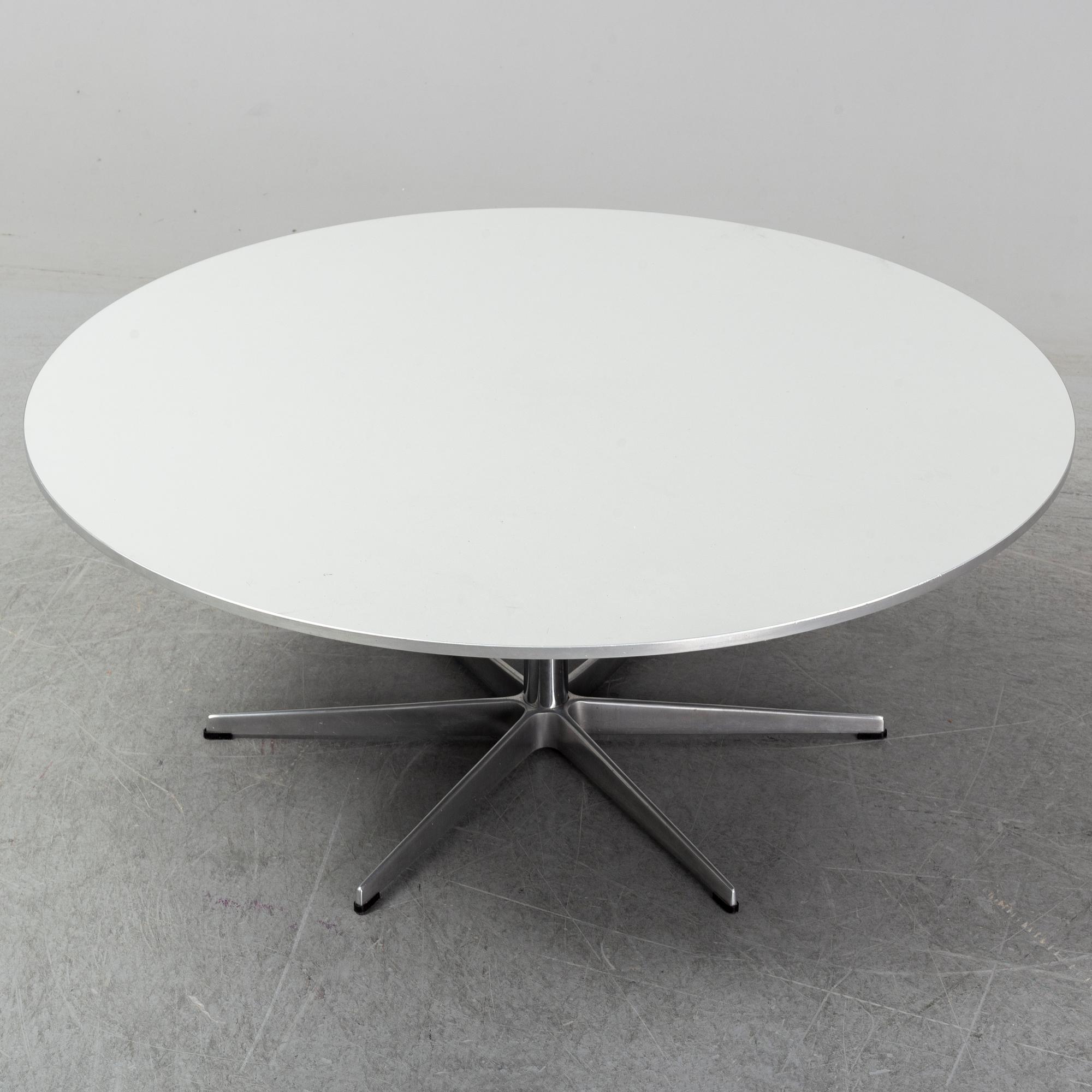 ARNE JACOBSEN, a sofa table for Fritz Hansen, Denmark, 1997.