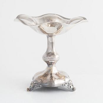 Gustaf Möllenborg, a footed silver bowl, Stockholm, 1856.