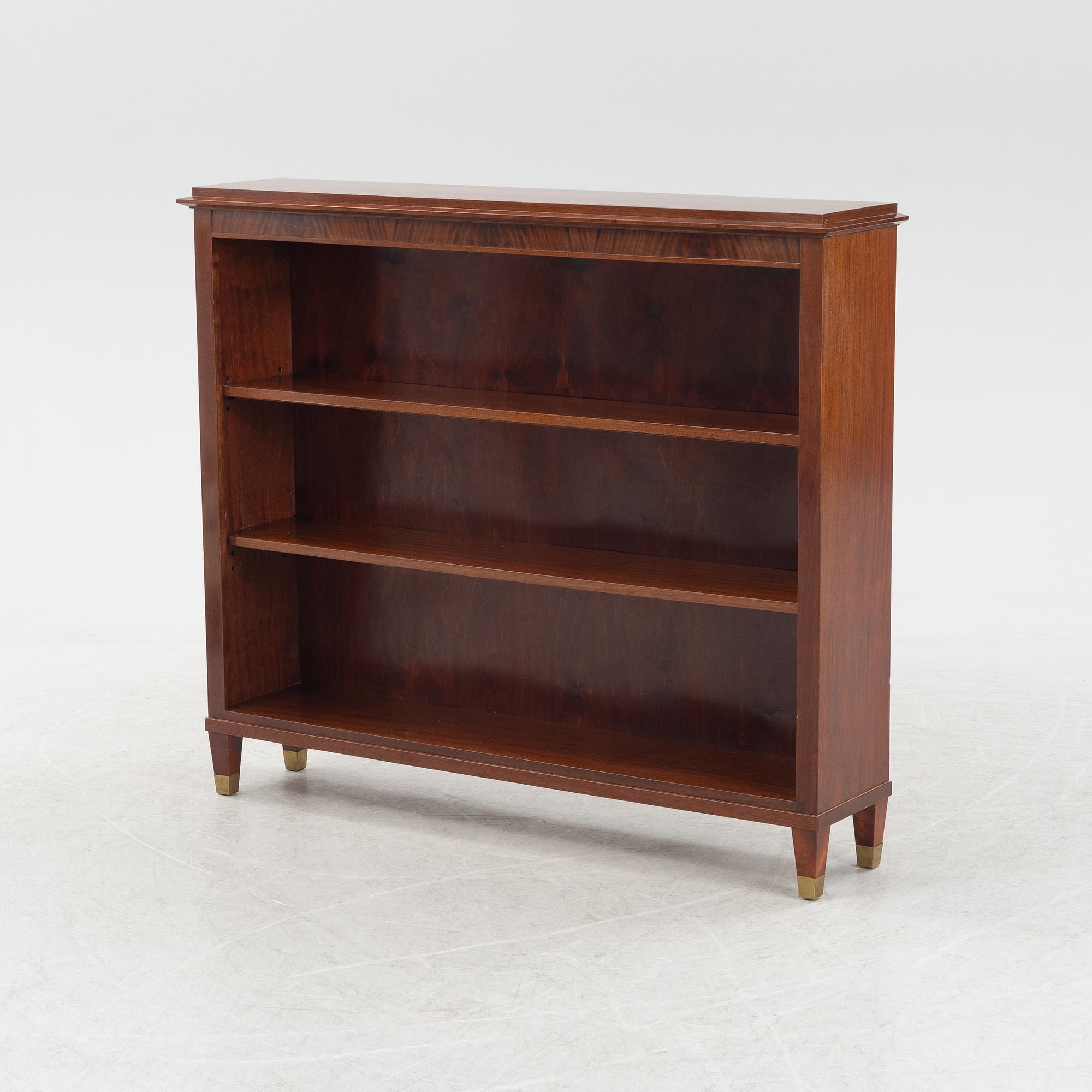 A mahogany bookcase, Axel Ståhls Möbelfabrik AB, 1940's/50's.