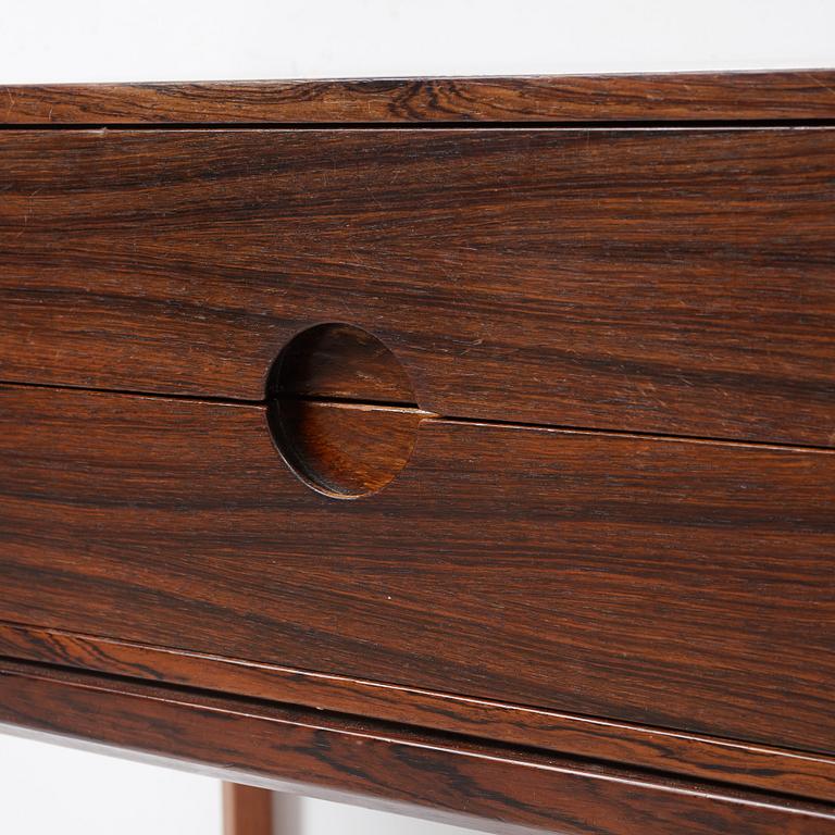 A mirror and chest of drawers by Aksel Kjersgaard, Odder, Denmark, 1950's-/60's.