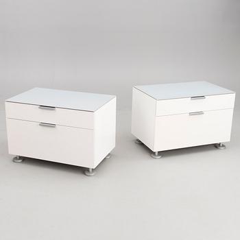 Two 21st century French, "Everywhere", nightstands for Ligne Roset.