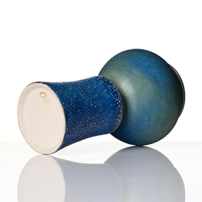 Stig Lindberg, a stoneware vase, Gustavsberg Studio 1963.