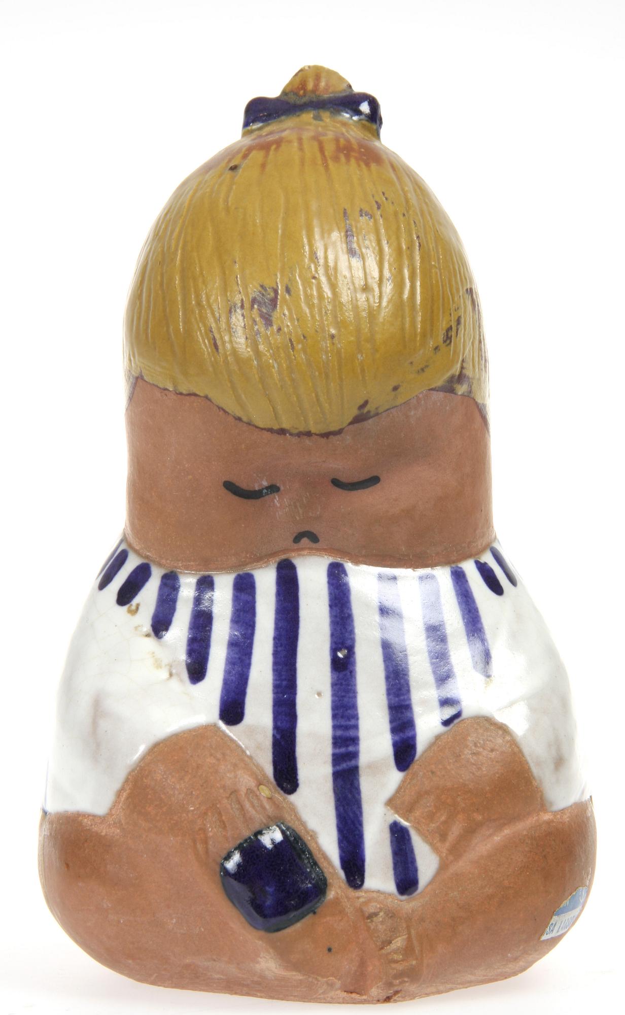 FIGURINER, 2 st, stengods, Lisa Larson. Gustavsberg.