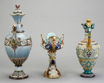 PARTI MAJOLIKA, Bl.a. Rörstrand, 1800/1900-tal.