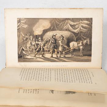 Collection of older books on hunting.