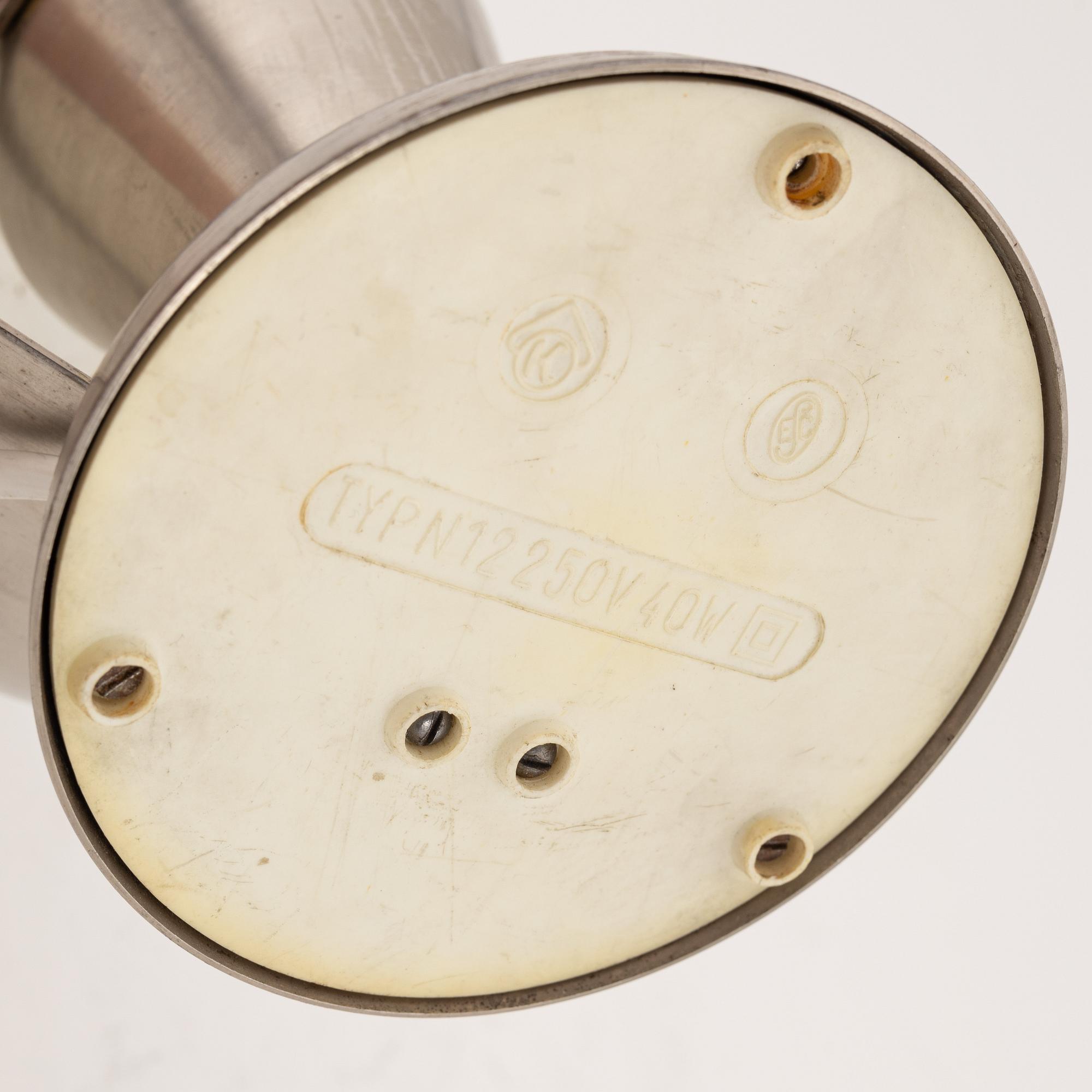 Josef Hurka, bordslampa, Napako, Tjeckoslovakien, 1930-tal.