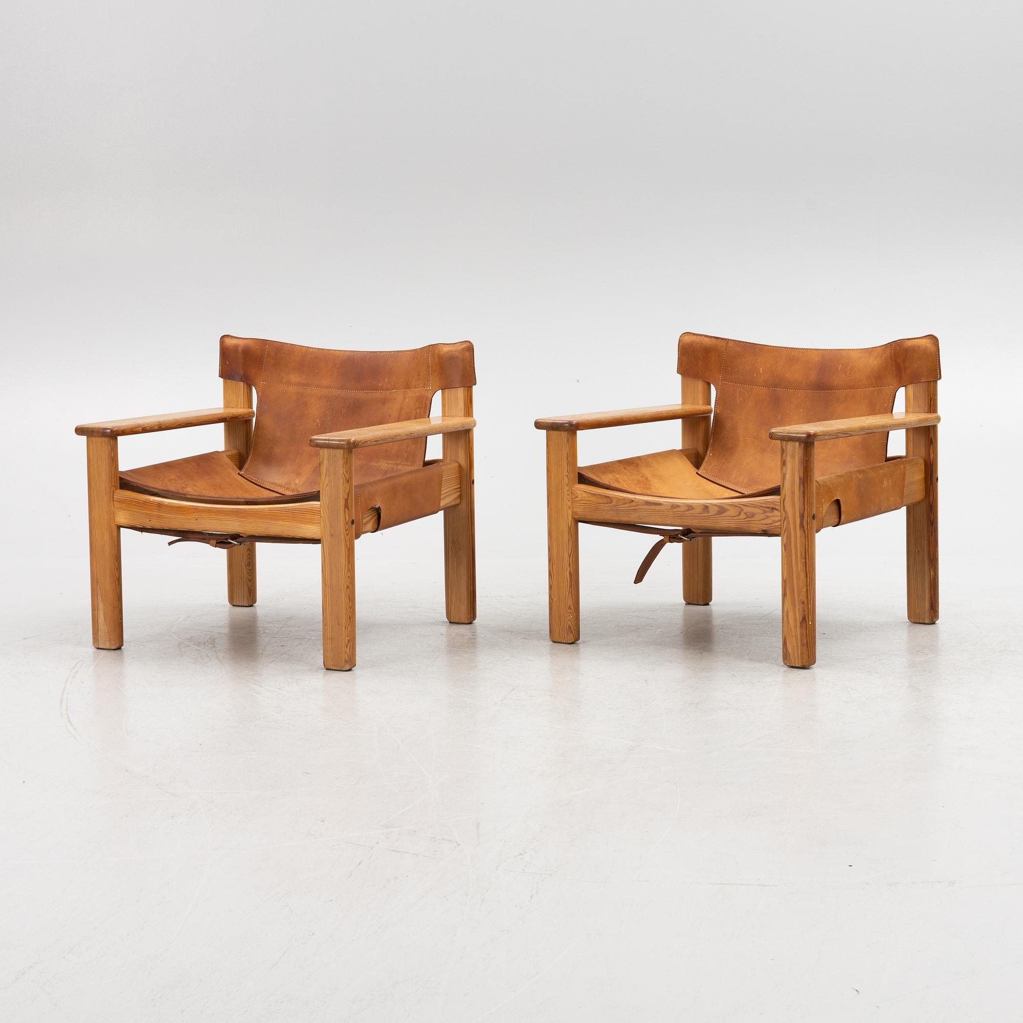 Karin Mobring, fåtöljer, ett par, ”Natura”, Ikea 1970-tal.