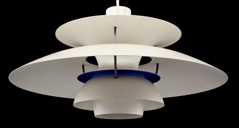 TAKLAMPA, "PH-lampa", Poul Henningsen, Louis Poulsen, 1900-talets fjärde kvartal. Höjd ca 28 cm.