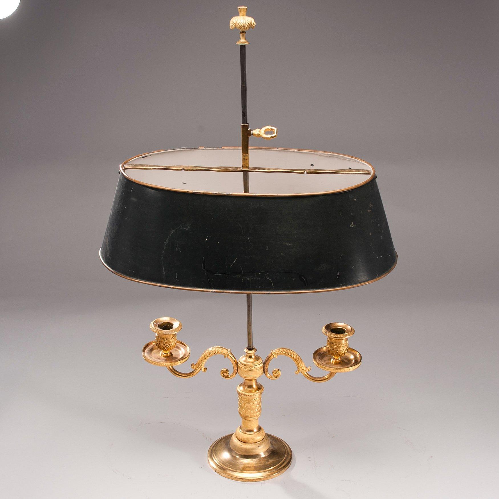 BOUILLOTTE LAMPA, Frankrike / Ryssland 1800-talets början.