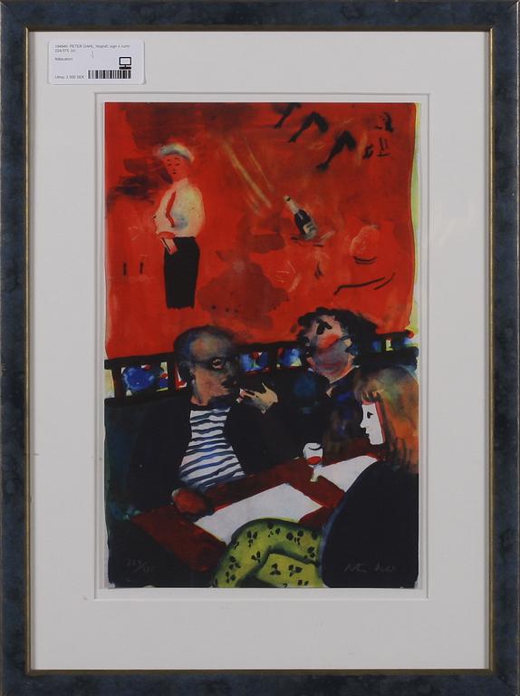 PETER DAHL, litografi, sign o numr 224/375.