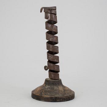 A 1700s candlestick.