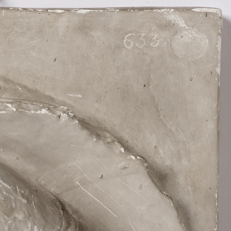 A presumably French 19th century plaster cast of the Nike of the Sandal.