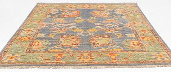 Matta, Västpersisk med "Arts and crafts mönster", ca 302 x 232 cm.