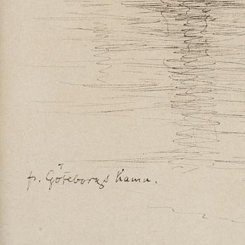 Olof Sager-Nelson, "Från Göteborgs hamn" (From Gothenburg harbour).