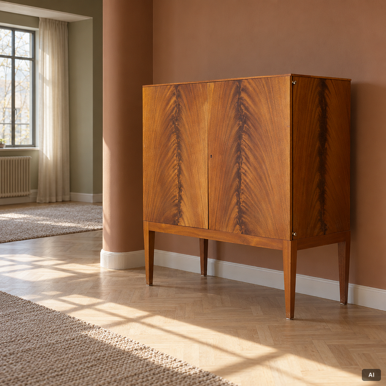 Josef Frank, Cabinet, “Skjortskåpet”, model 792, Firma Svenskt Tenn, second half of the 20th century.