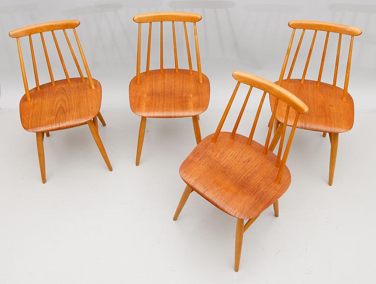 STOLAR, 4 st, "Fanett", Ilmari Tapiovaara, Edsbyverken, 1900-talets andra hälft.