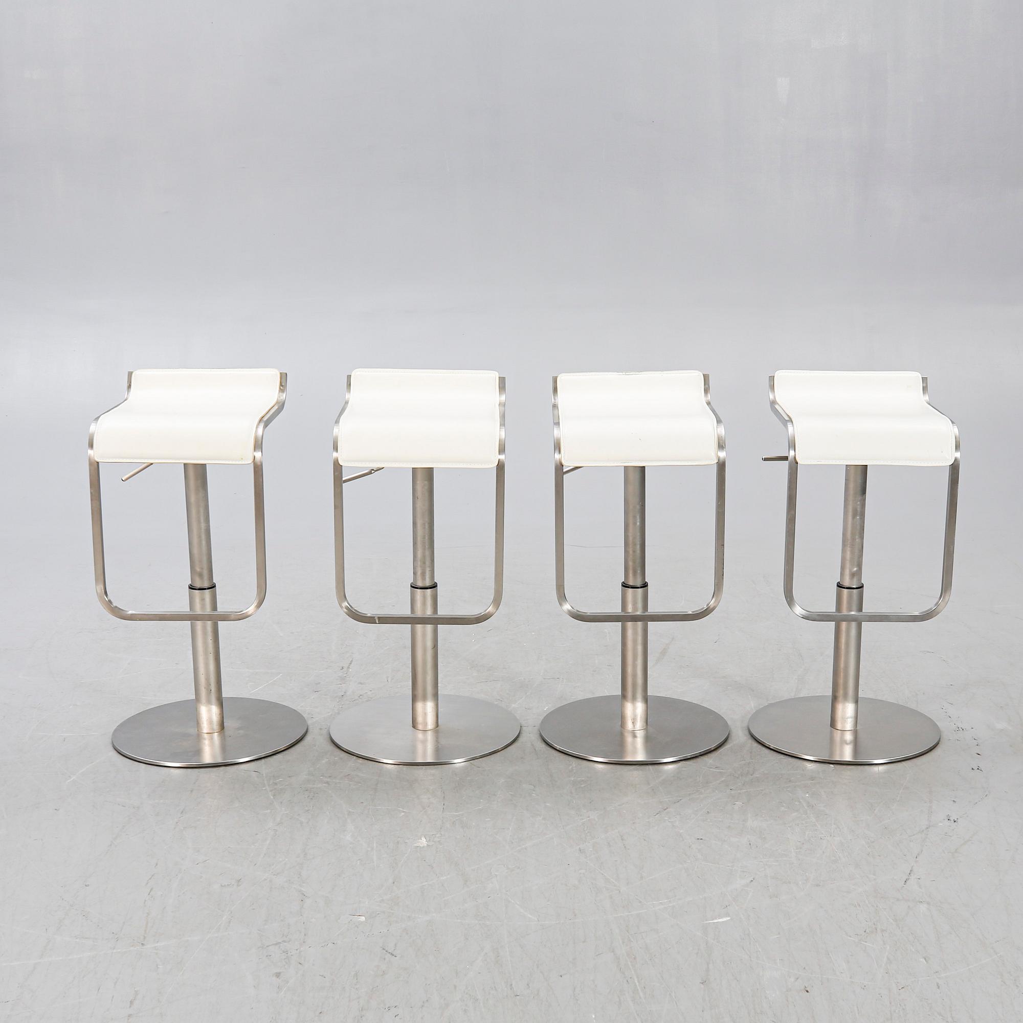 Bar stools, 4 pcs, Dan-Form, "Frame", 2000s.