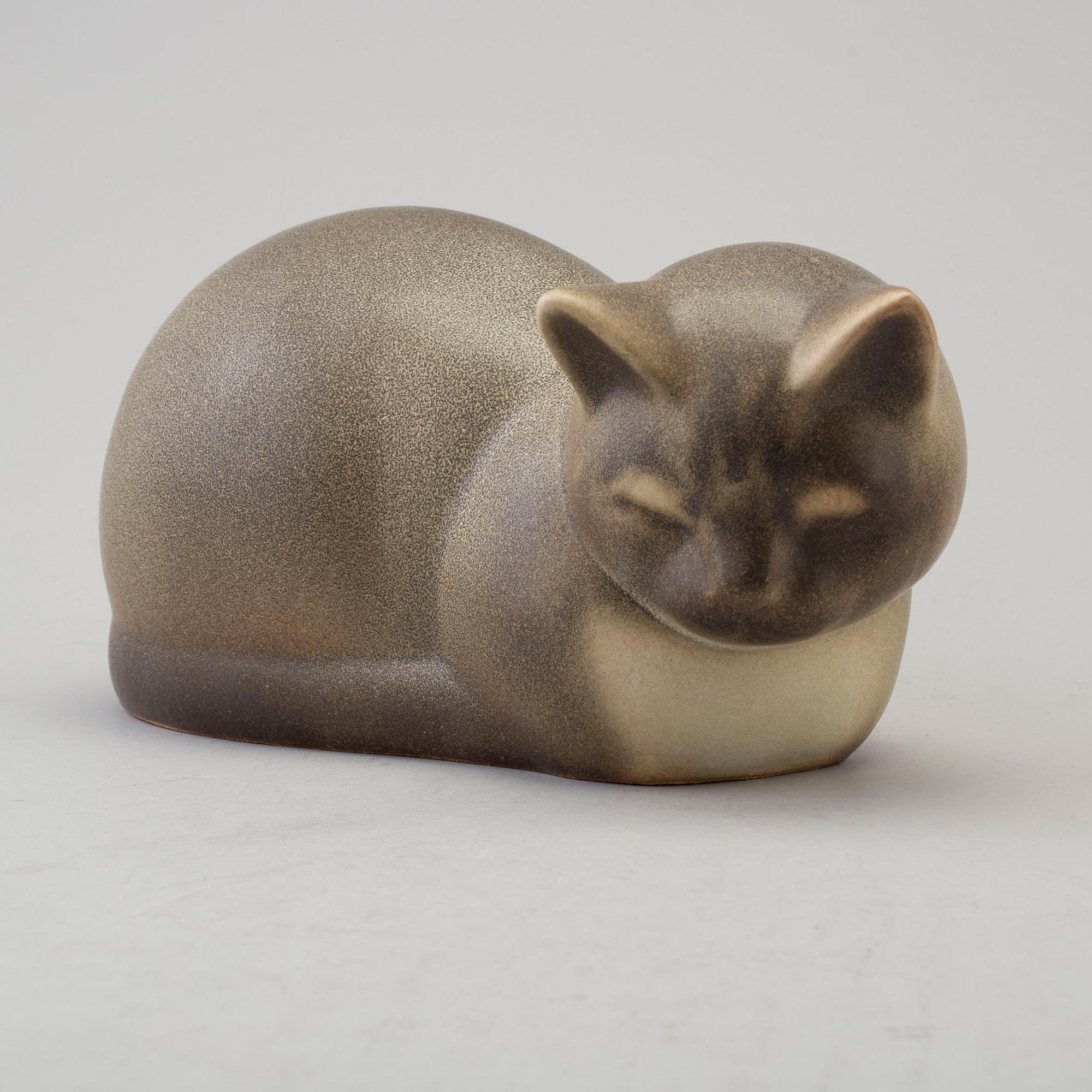 LISA LARSON, figurin, stengods, "Moses", K-Studion, Gustavsberg.