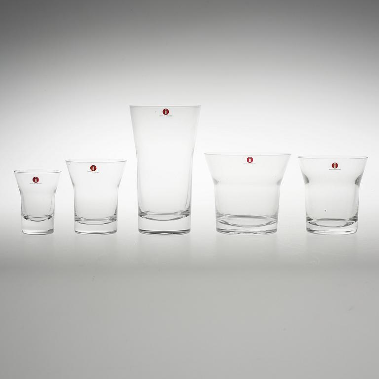GLASSERVIS, 60 delar, Alvar Aalto, Iittala.