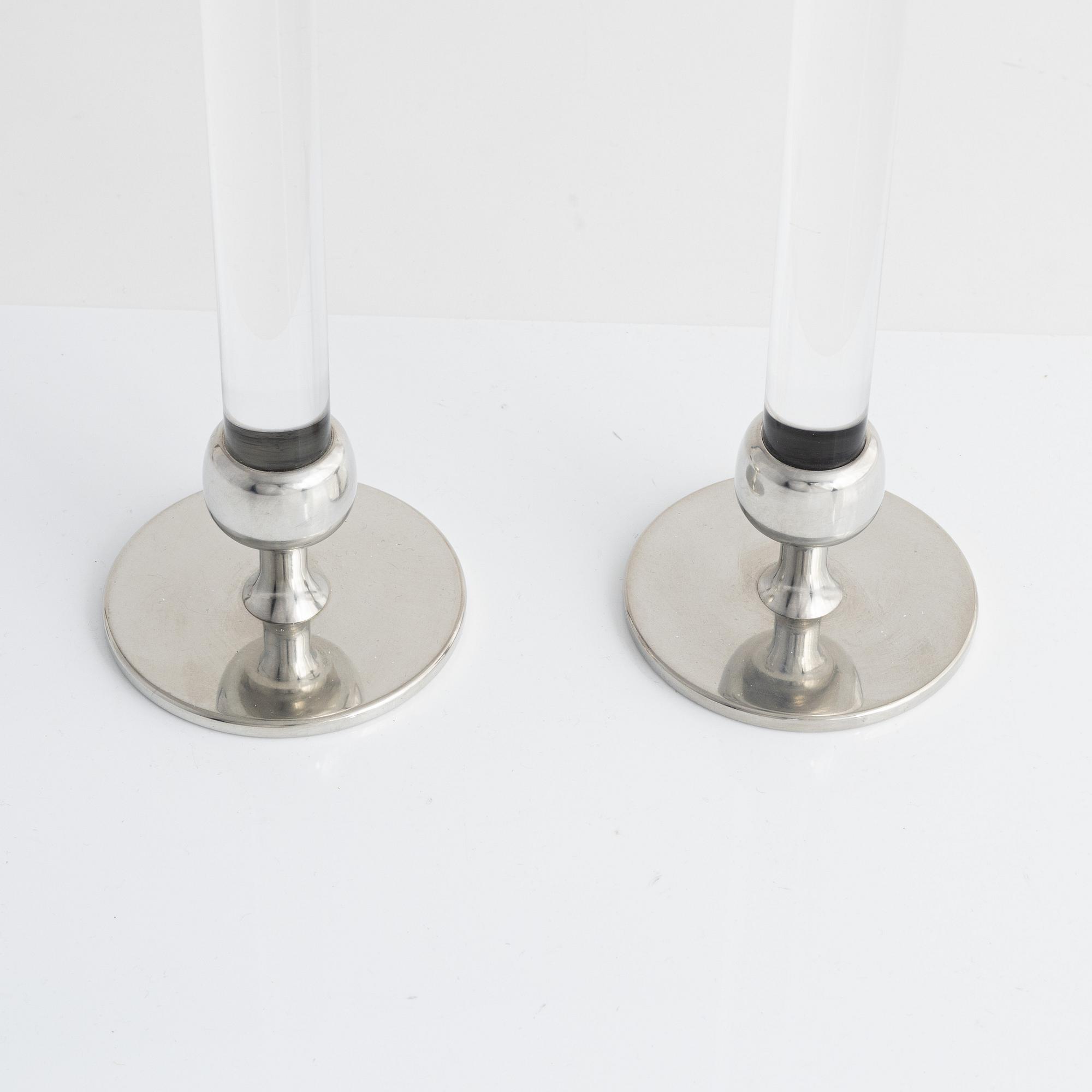 Josef Frank, ljusstakar, ett par, "Pelare", Svenskt Tenn, 2019.