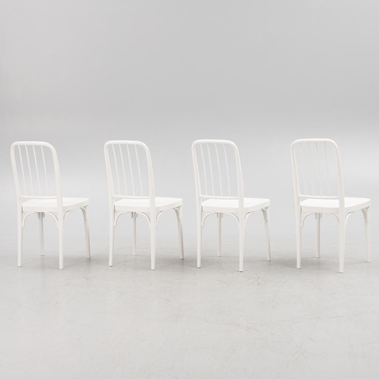 Josef Frank, four model 'P5' chairs, Svenskt Tenn, post 1985.