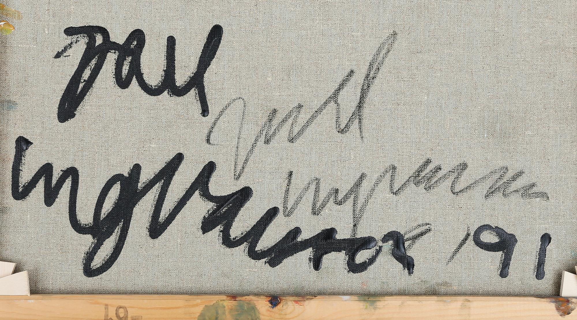 JARL INGVARSSON, olja på duk, signerad a tergo.