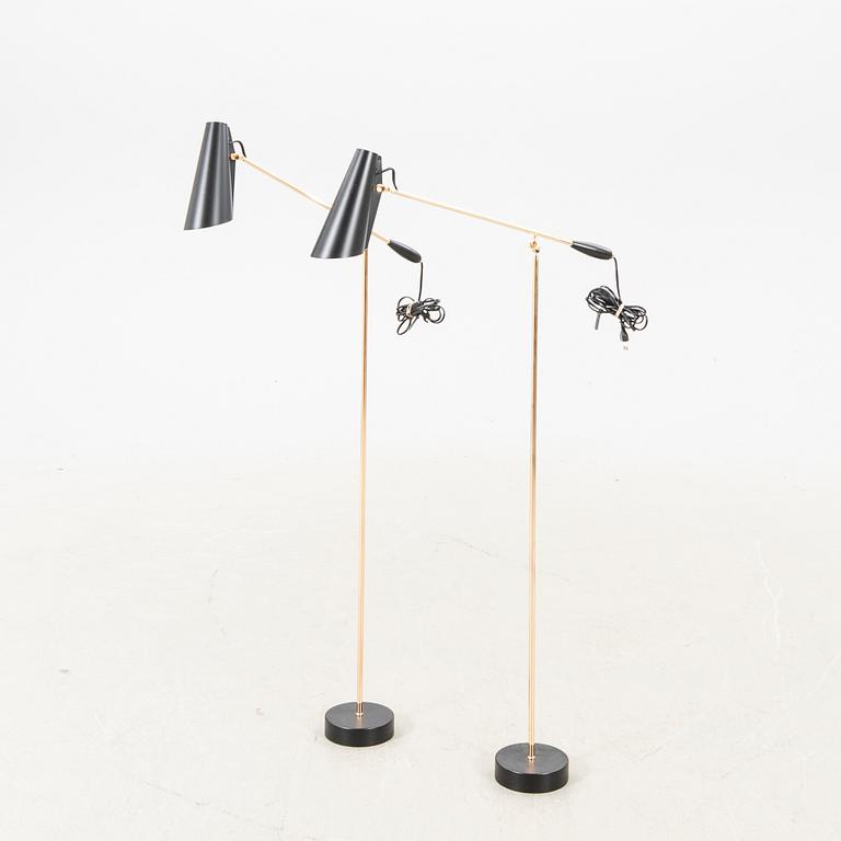 Birger Dahl, golvlampor 1 par, "Birdy"  Northern, 2000-tal.