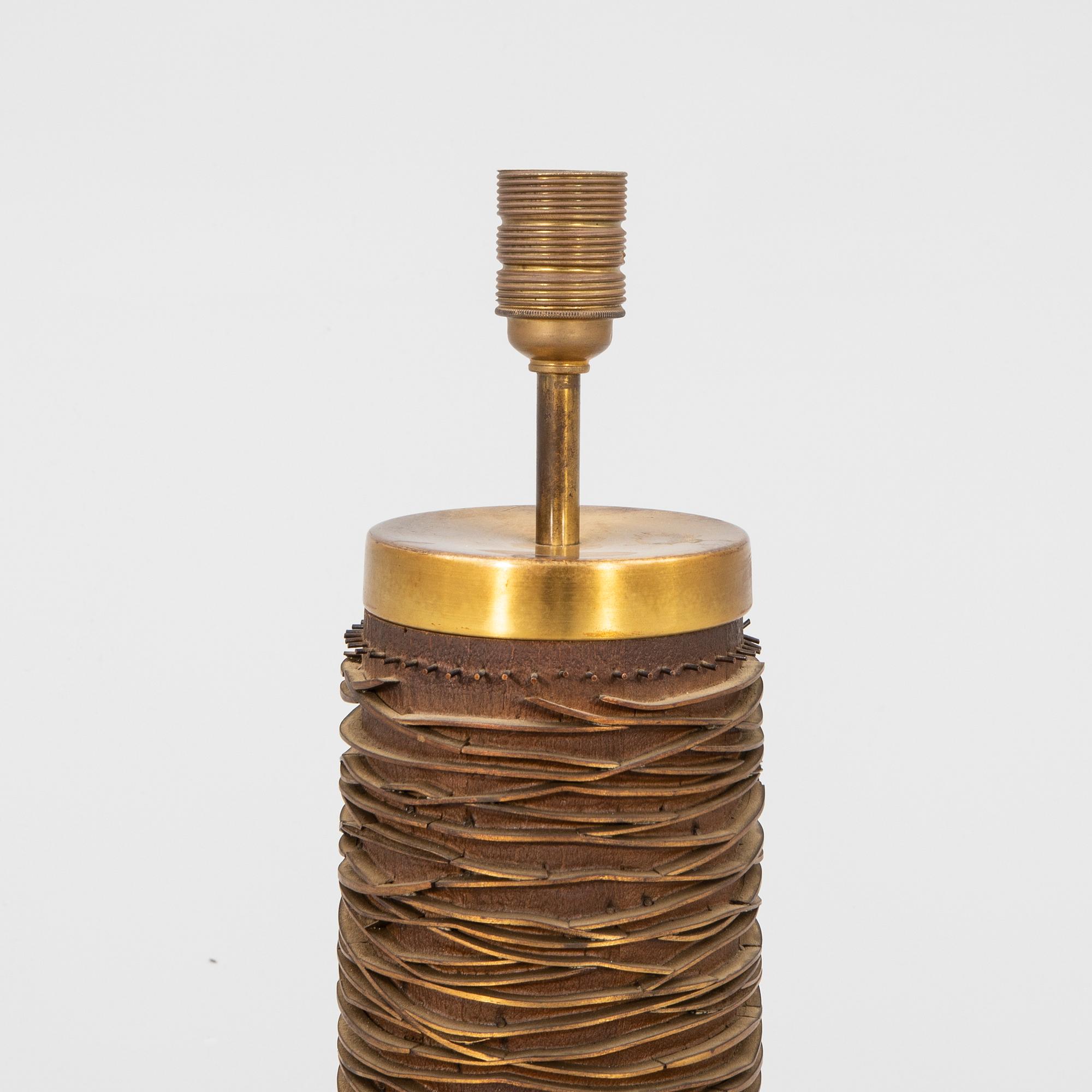 Table lamp late 20th century.