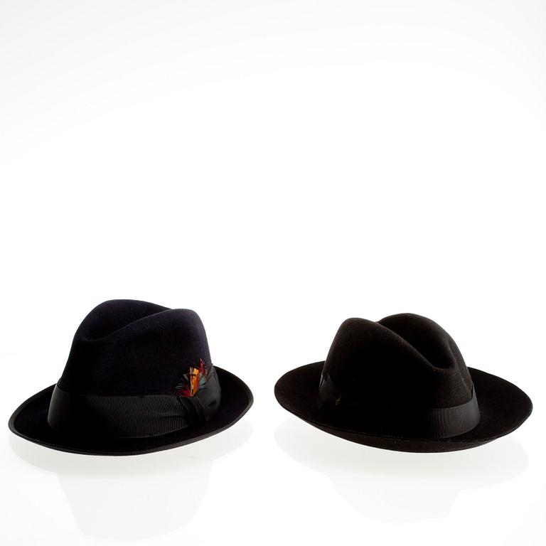HATTAR, 2 st, Borsalino och Royal Stetson.