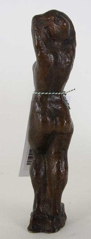 SKULPTUR, brons, Helge Högbom, osign.